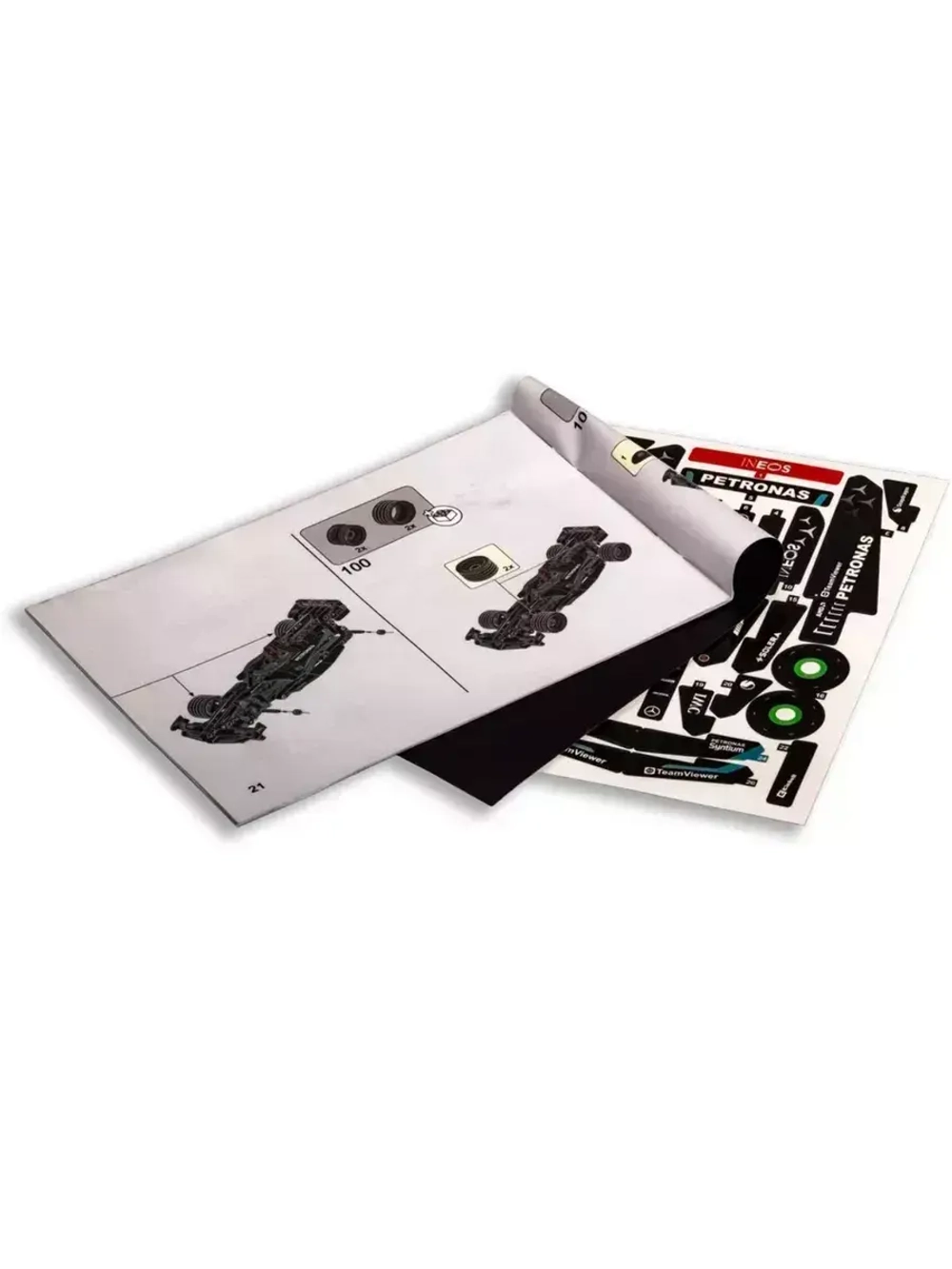 Конструктор Гоночная машина Mercedes-AMG F1 W14 240 деталей