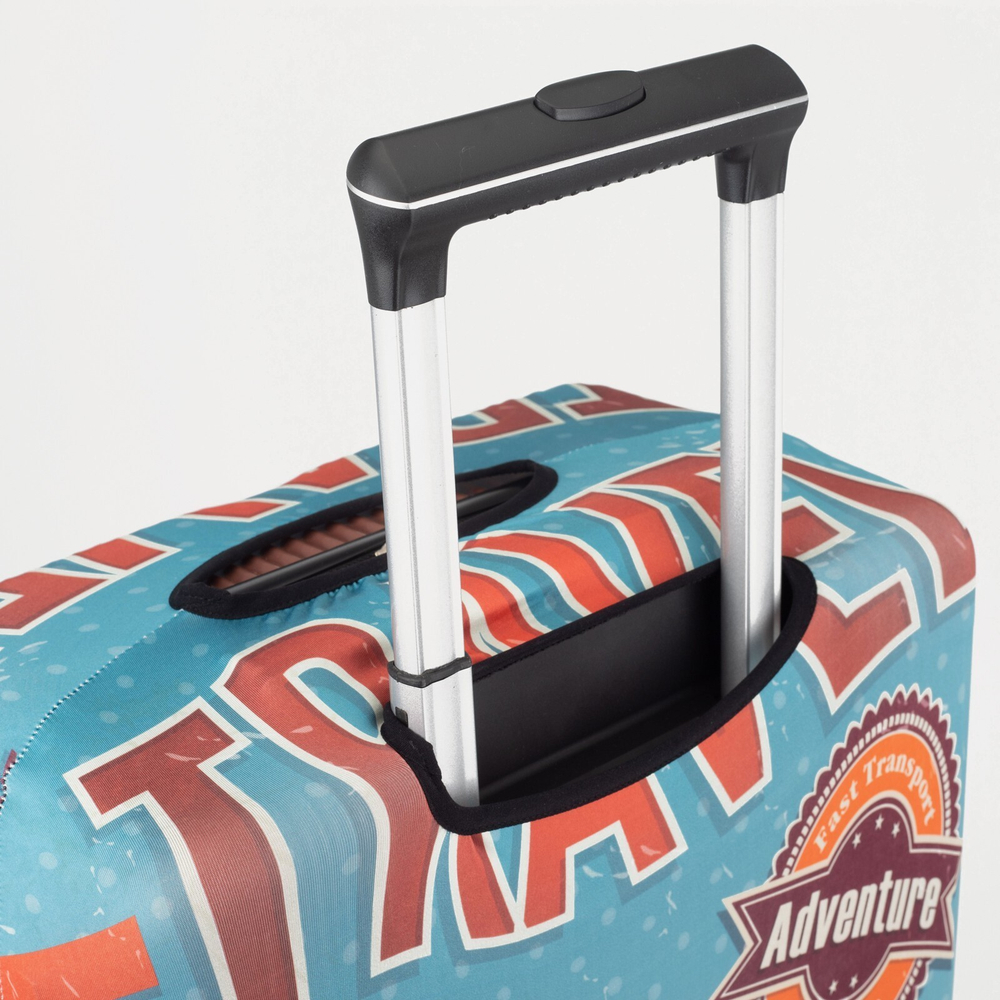 Чехол на чемодан 24", цвет голубой, 7488313