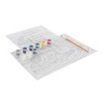 Картина по номерам 20*28,5см "Американский грузовик" (Lori)