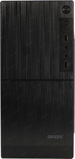 Корпус Minitower Ginzzu B190 MicroATX 450W-12см (24+4пин)
