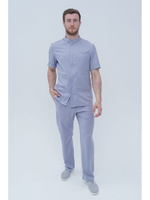 Брюки медицинские мужские спецодежда TZ610-GRY