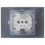 SKANDY Розетка 2-местная и крышкой 16А в сборе IP44 SK-R12G графит IEK