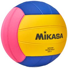 Мяч для водного поло MIKASA WP555D р.5, муж, резина, вес 400-450гр. дл. окр 68-71см, жел-син-роз