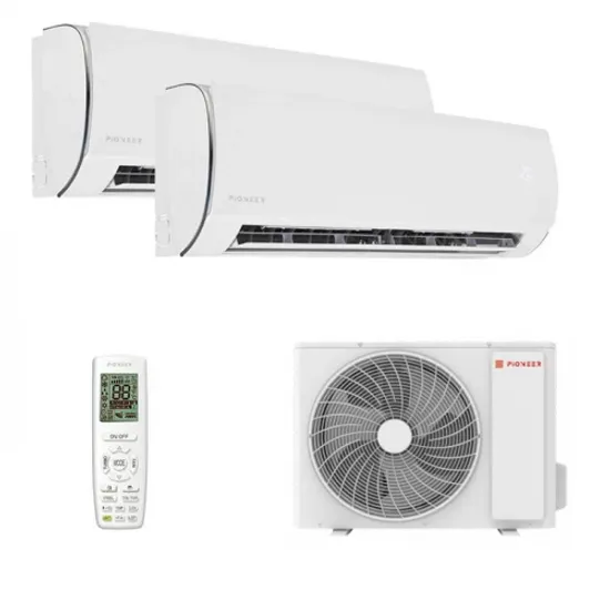 Мультисплит система на 2 комнаты Pioneer KFRI25LW x 2 / 2MSHD18B