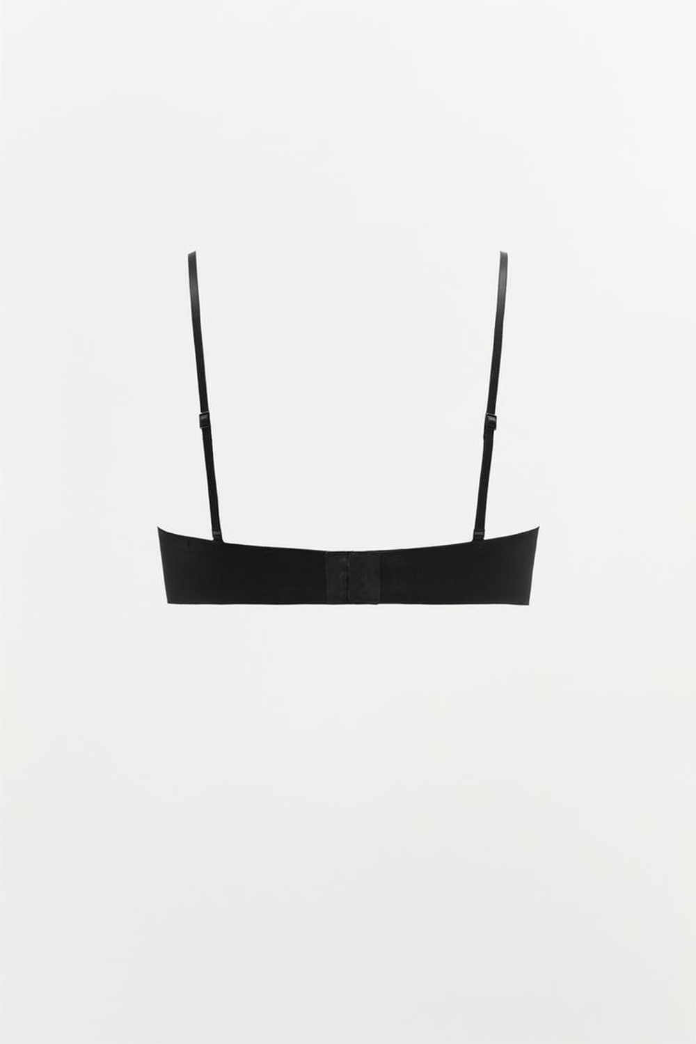 ZARA БРАЛЕТТ ИЗ СМЕСОВОГО ПОЛИАМИДА НА БРЕТЕЛЯХ, ЧЕРНЫЙ