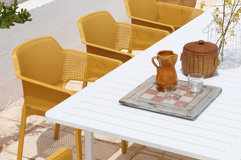 Стол раздвижной Rio 210, белый