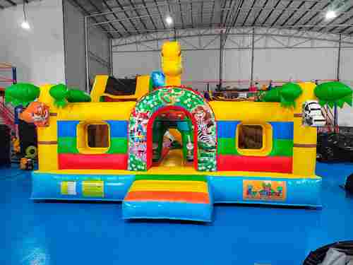 Коммерческий надувной батут «Сафари-экскурсия 2», 5x5x2.8 м.