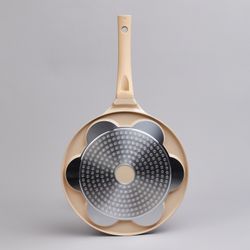 СКОВОРОДА AGNESS "СМАЙЛ" С АНТИПРИГАР.ПОКРЫТИЕМ ДИАМЕТР=26.5 СМ ПОДХОДИТ ДЛЯ ИНДУКЦИИ