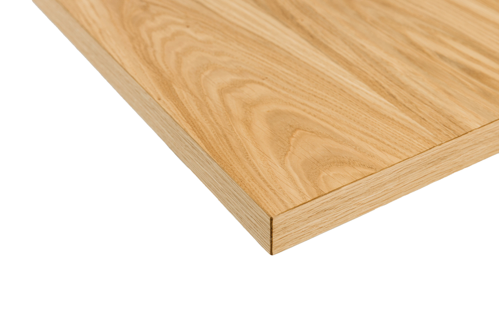 Регулируемый компьютерный стол Bazalt с регулировкой по высоте — столешница МДФ Дуб европейский