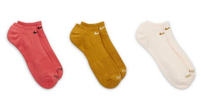 Теннисные носки Nike Everyday Plus Cushion Training No-Show Socks 3P - разноцветный