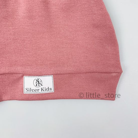 Шапочка хлопковая "Silver kids" Пудра