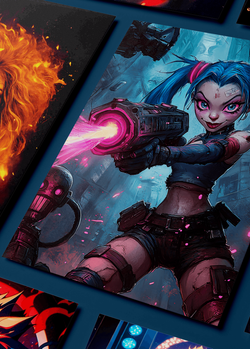 Картина на стену на металле от MetallSubArt "Аркейн"