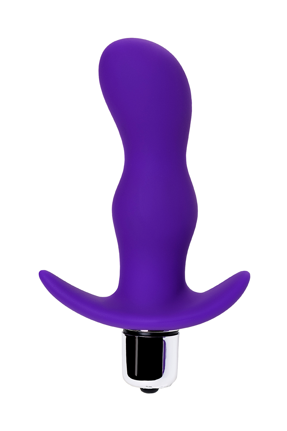 Анальная пробка с вибрацией A-Toys by TOYFA Kamet размера S, силикон, фиолетовая, 11,2 см