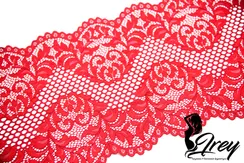 03-117 Кружево эластичное, 22 см, красный 100