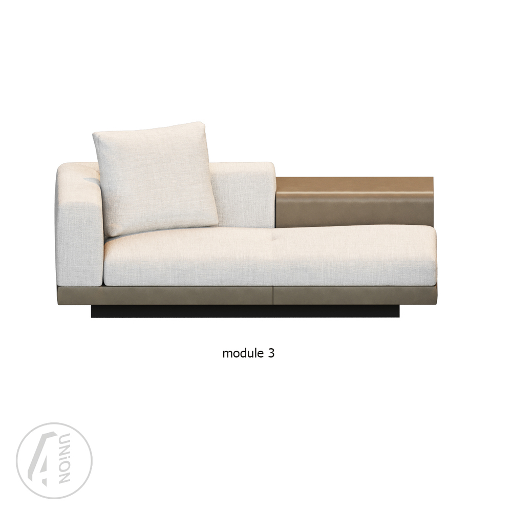 Connery sofa by Minotti Set 1 module 3