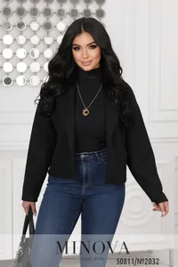 Пиджак 2032-черный Minova