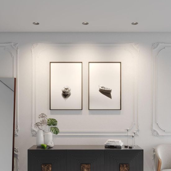 359852 WIR NT25 506 черный Светильник встраиваемый с переключателем цв. температуры IP20 LED 12W 220-240V 2700К\3200К\4000К NOVA