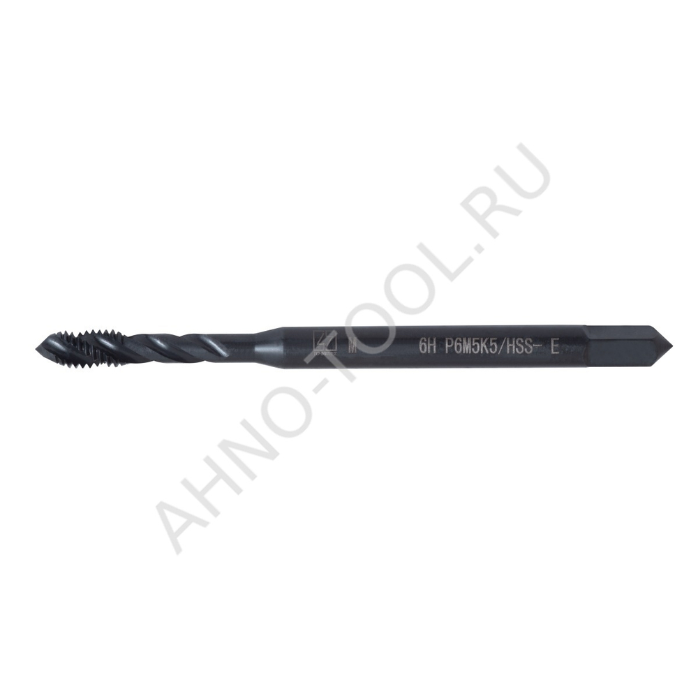 Метчик м/р  М3,0х0,5 Р6М5К5/HSS-E DIN371 BLACK OXIDE, с винтовой канавкой, ТОЧИНТЕХ