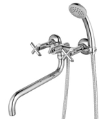 LEMARK Серия PRACTICA. Смеситель универсальный с круглым поворотным изливом 300 мм – LM7551C