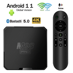 Приставка Смарт-ТВ M98Pro ATV HD 4K, Android 11,1, 2 + 16 Гб, m98pro atv 2gb16gb , Европейская
