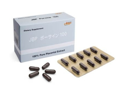 Свиная плацента в капсулах JPB Porcine 100% Pure Placental Extract, 100 капсул.