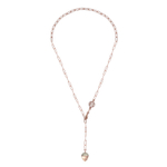 Колье Boccadamo Caleida KGR003RS RG с кристаллами Swarovski, покрытием золотом