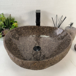 Раковина из речного камня RS-65224 54*46*15 0862