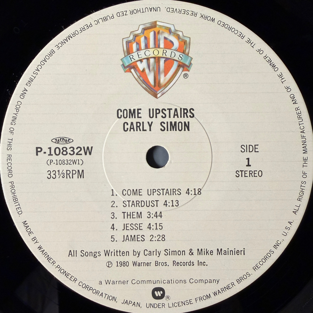 Виниловая пластинка Carly Simon - Come Upstairs LP