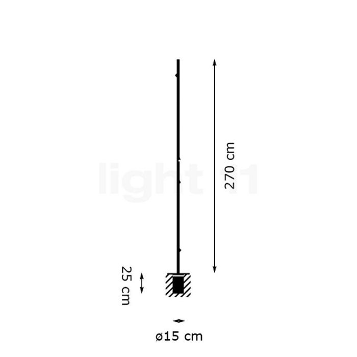 УЛИЧНЫЙ СВЕТИЛЬНИК  VIBIA Bamboo 4805