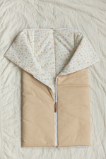 Комплект на выписку Зайчата и птички (бежевый)/Бежевый (5 предметов)