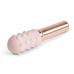 Люксовый вибратор Le Wand Grand Bullet розовое золото