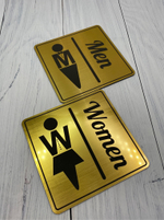 Табличка на туалет (пара М+Ж)