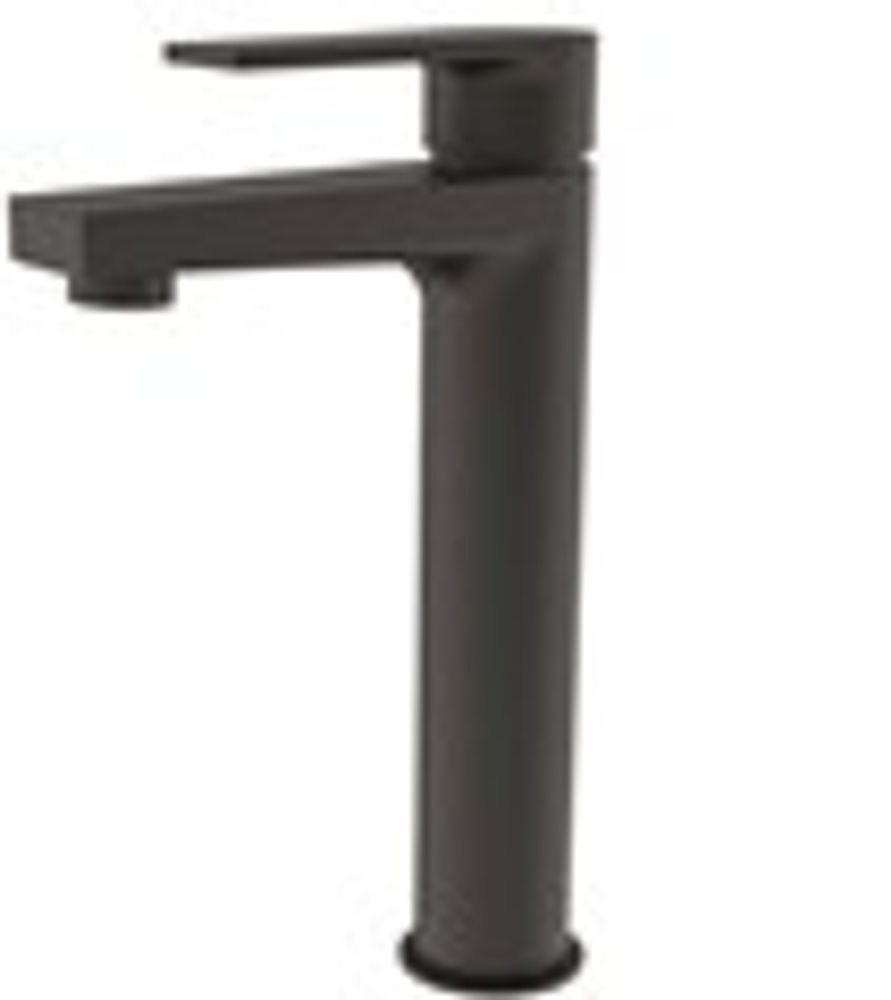 BT.SR6500S Sharp Long Смеситель для раковины (высокий)МАТОВЫЙ ЧЕРНЫЙ