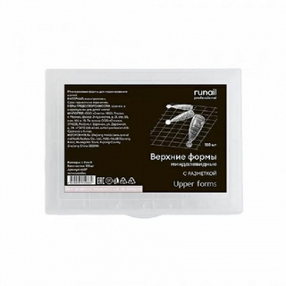 Runail Верхние формы миндалевидные (с разметкой), 120 шт №6607