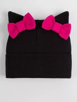 Шапка для девочки осенняя с ушками