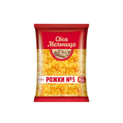 Макароны Своя Мельница рожки 400 гр