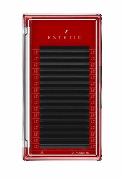 Ресницы Чёрные Le Maitre "Estetic" (16 линий) МИКС, D 0.10 6-13 мм