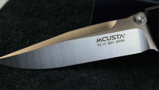 Складной нож Mcusta Basic Folder MC-0017V c клинком из стали VG-10, рукоять дерево (Black wood)