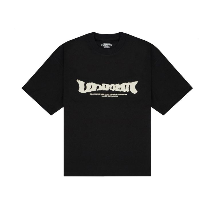 Футболка UNIFORM Heavy VNTG, черный/серый