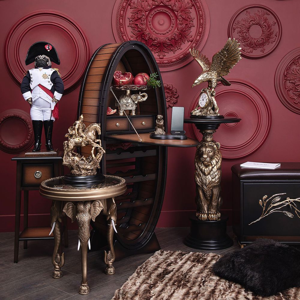 Стол Слон 2 Бронза