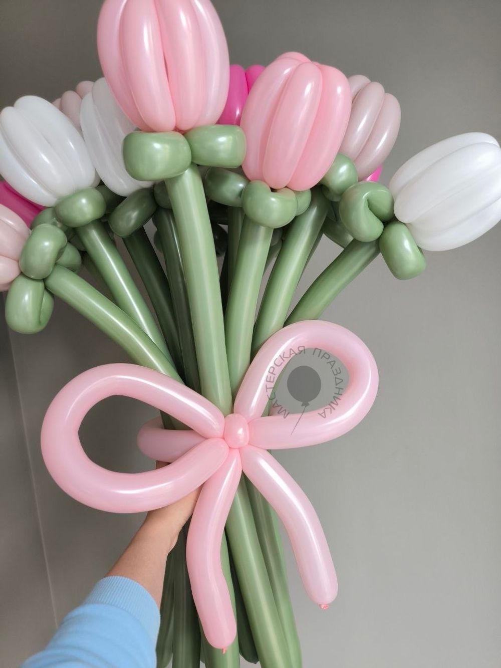 Букет на День Учителя №8553 - 15 тюльпанов  Изображение2