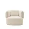 Кресло Martina, белое букле
