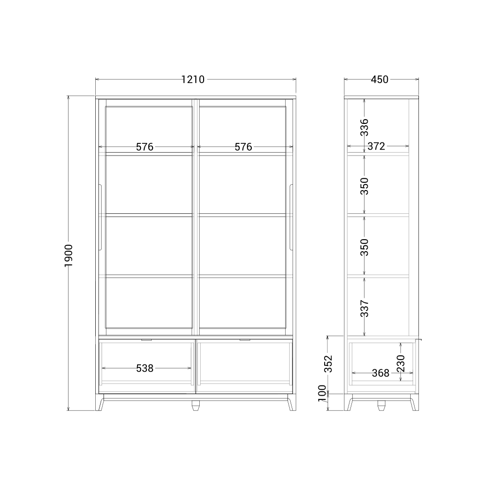 Витрина Case CS177