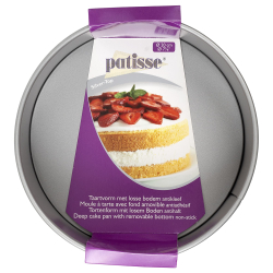 Форма для выпечки со съемным дном Patisse Silver 20х9 см