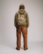 Худи Подполье Flag хаки