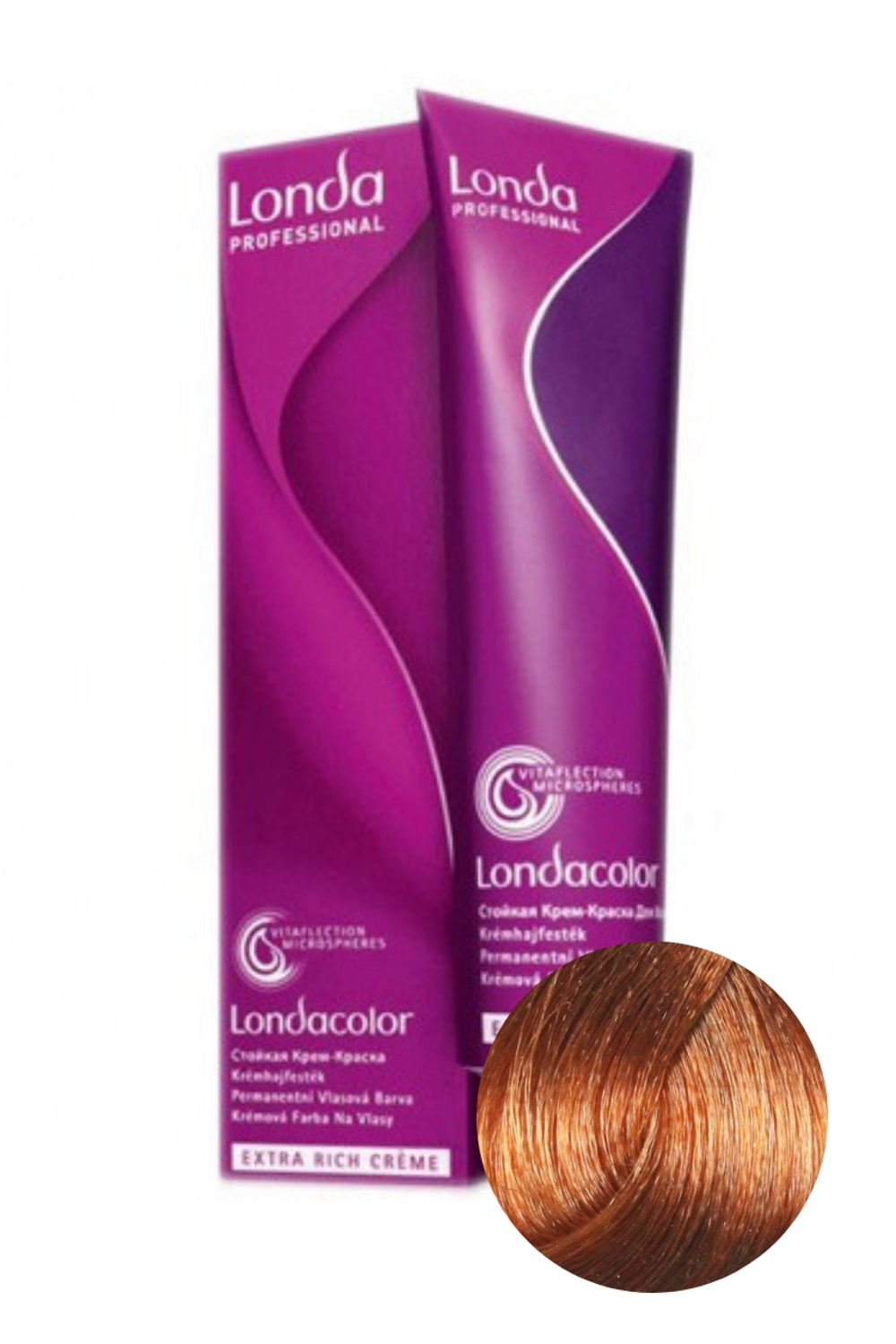 8/34Кр.кр. д/вол светлый блондин золотисто-медный