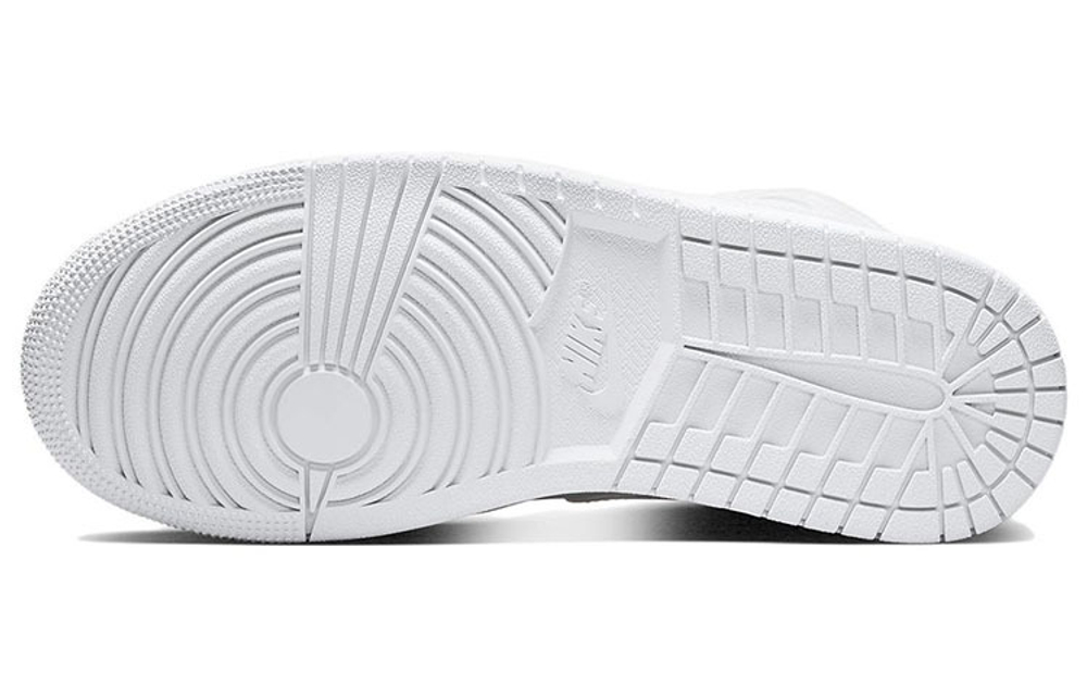 Кроссовки Jordan Air Jordan 1 Mid Triple White (Женская размерная сетка)