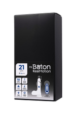 Вибратор-пульсатор реалистичный, Mr.Baton, RealMotion, силикон, 21см, Ø4