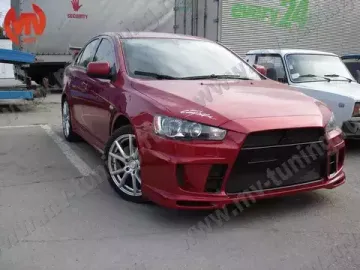 Бампер передний EXTREME для Mitsubishi Lancer 10