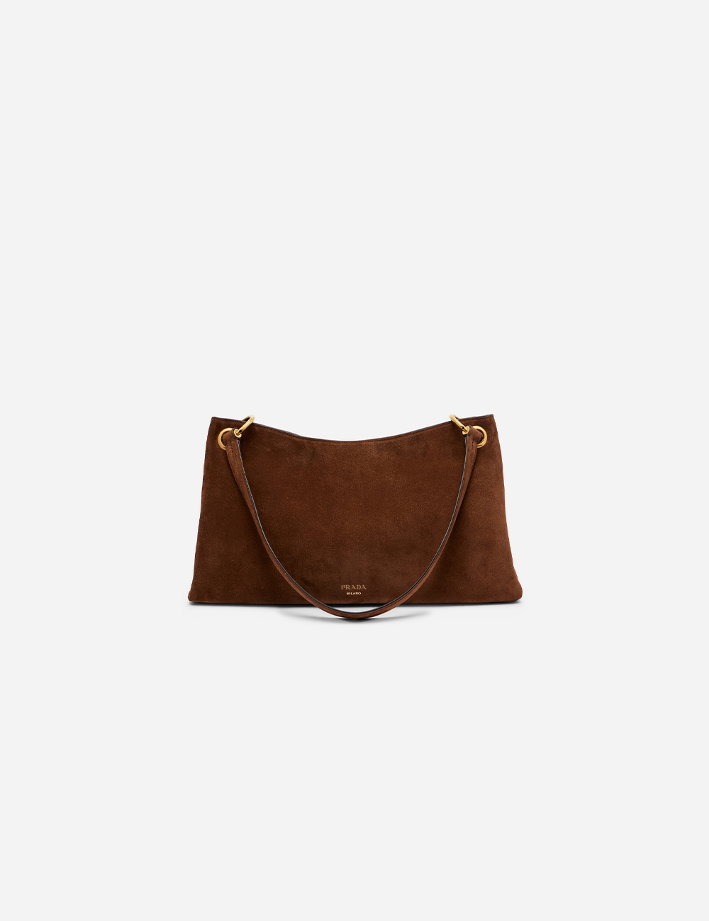 Сумка Prada Etude Large Suede Shoulder "Cocoa Brown"